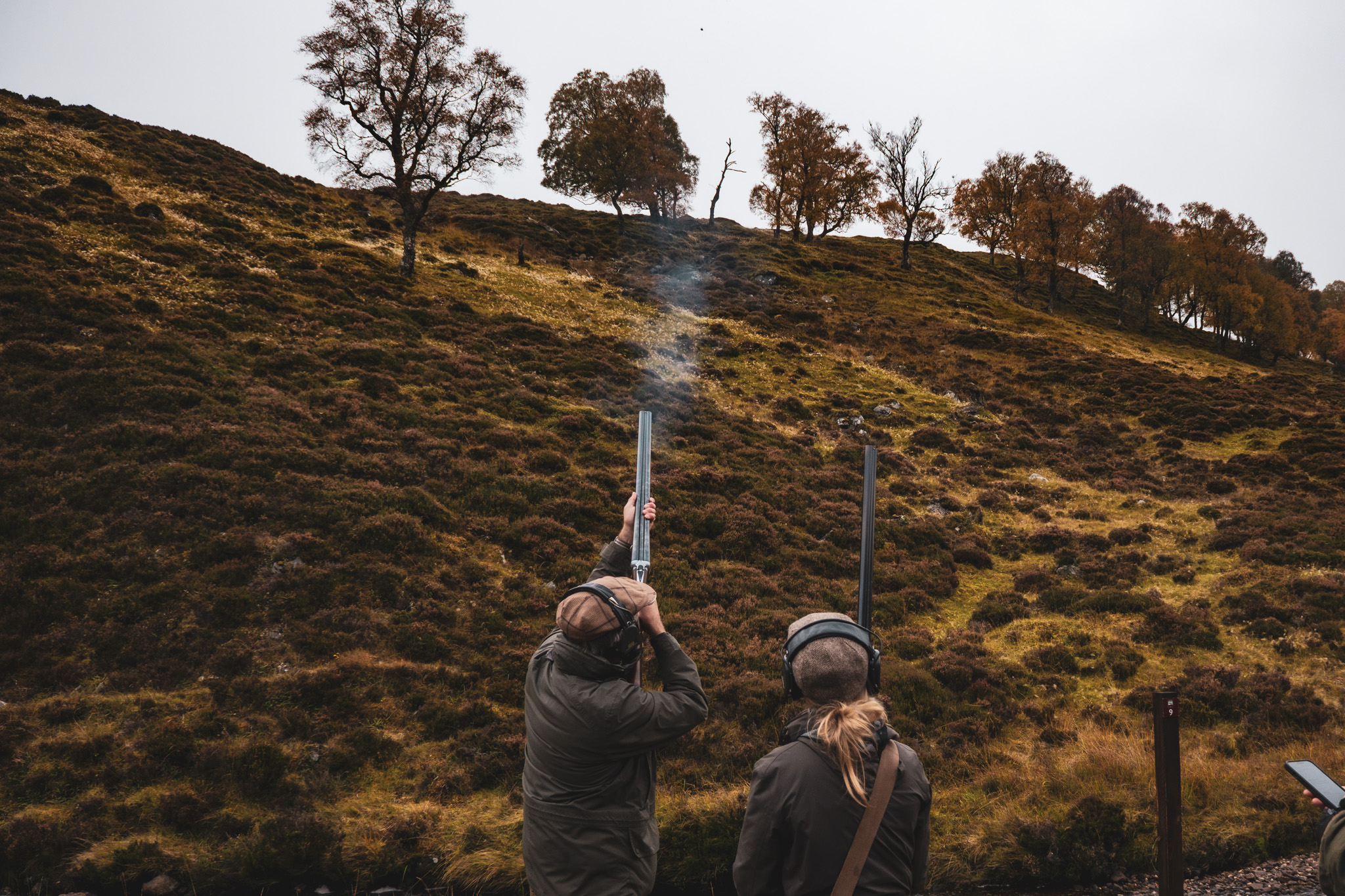 The Ben Alder Estate mixed game shoot is set in the Allt An’t Sluic glen, a dramatic valley framed by heather-clad hills just outside Dalwhinnie. The deep ridge and varied terrain provides an exciting challenge with a mix of high, fast-flying birds for an exhilarating day’s sport.